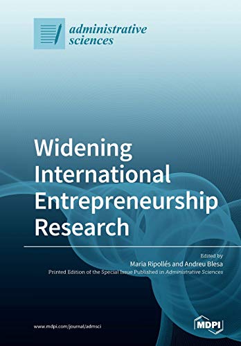Widening International Entrepreneurship Research Illustrated Maria Ripolls Editor