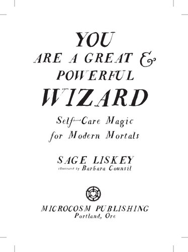 You Are A Great And Powerful Wizard Sage Liskey Barbara Counsil