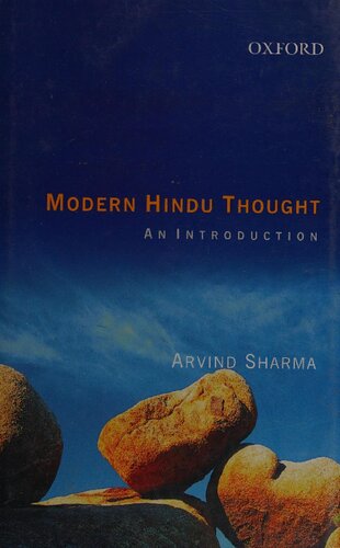 Modern Hindu Thought An Introduction Arvind Sharma