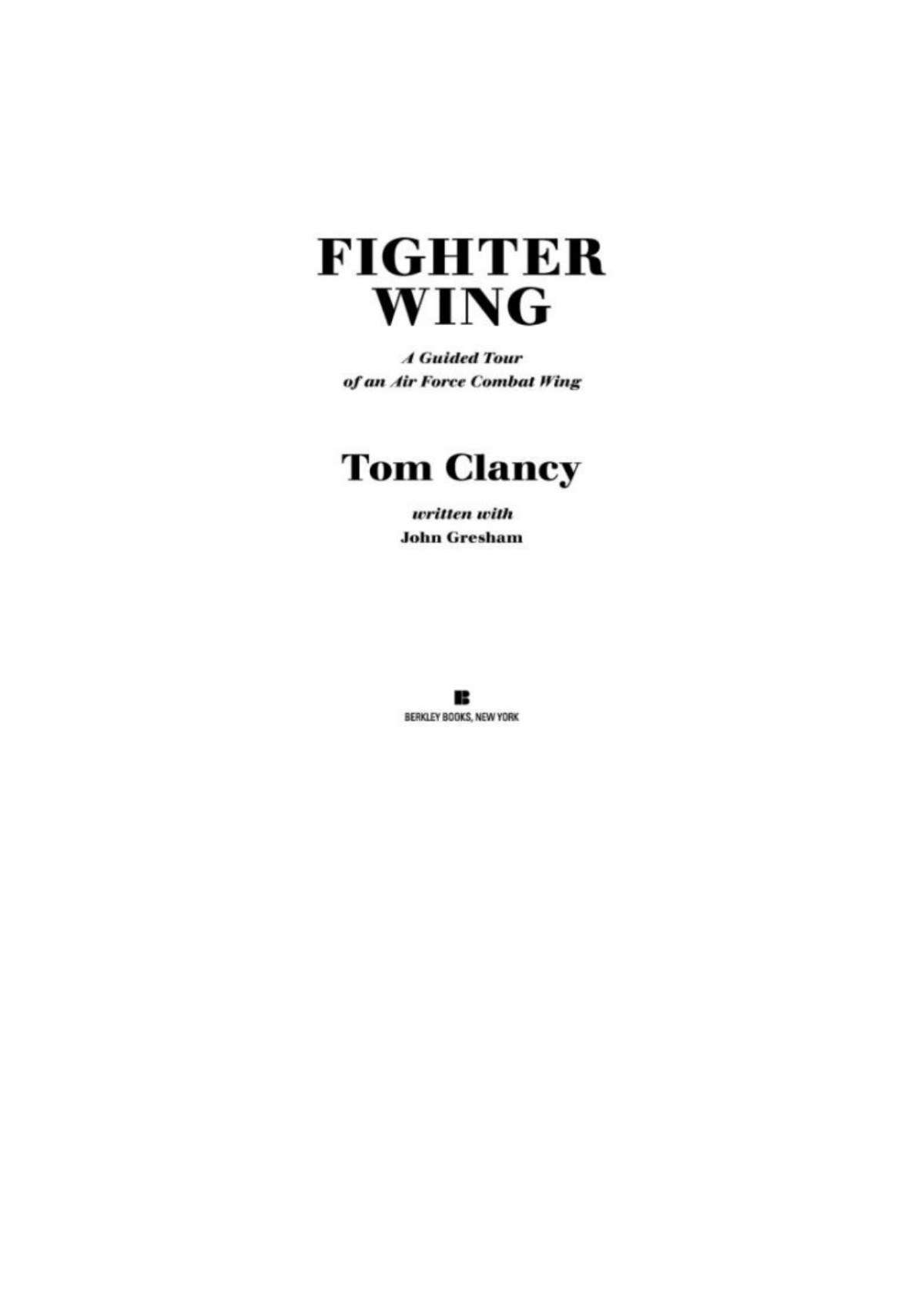 Fighter Wing Tom Clancy