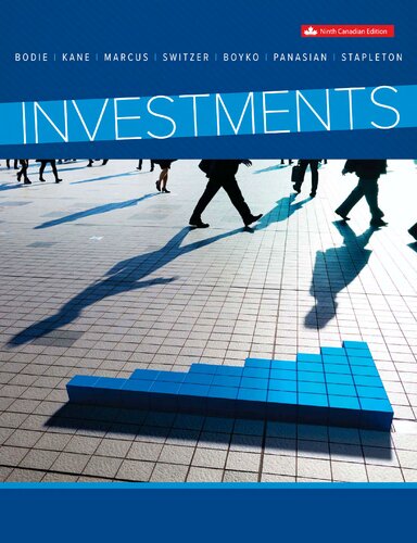 Investments 9th Canadian Zvi Bodie Alex Kane Alan J Marcus Lorne Switzer