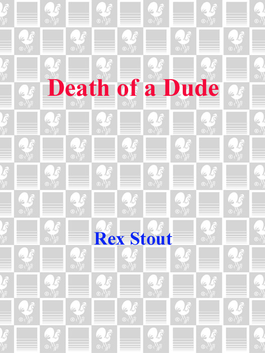 Death Of A Dude Rex Stout