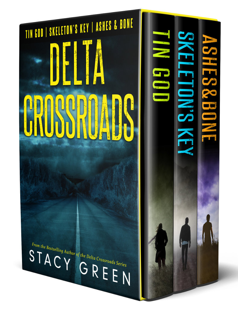 Delta Crossroads Box Set Tin God Skeletons Key Ashes Bone Stacy Green