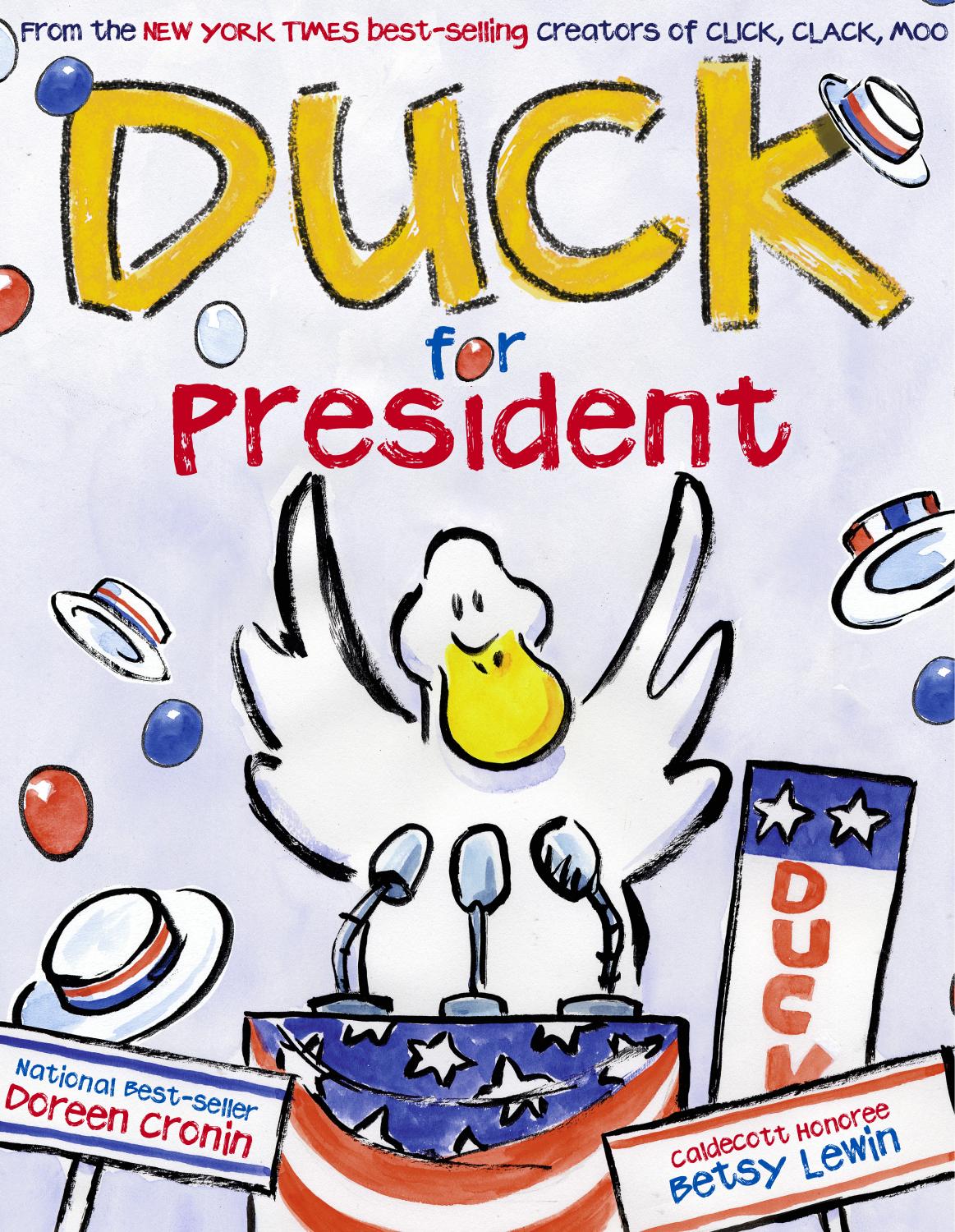 Duck For President Doreen Cronin