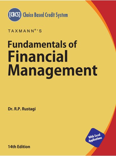 Taxmans Fundamentals Of Financial Management 14th Edition Rp Rustagi