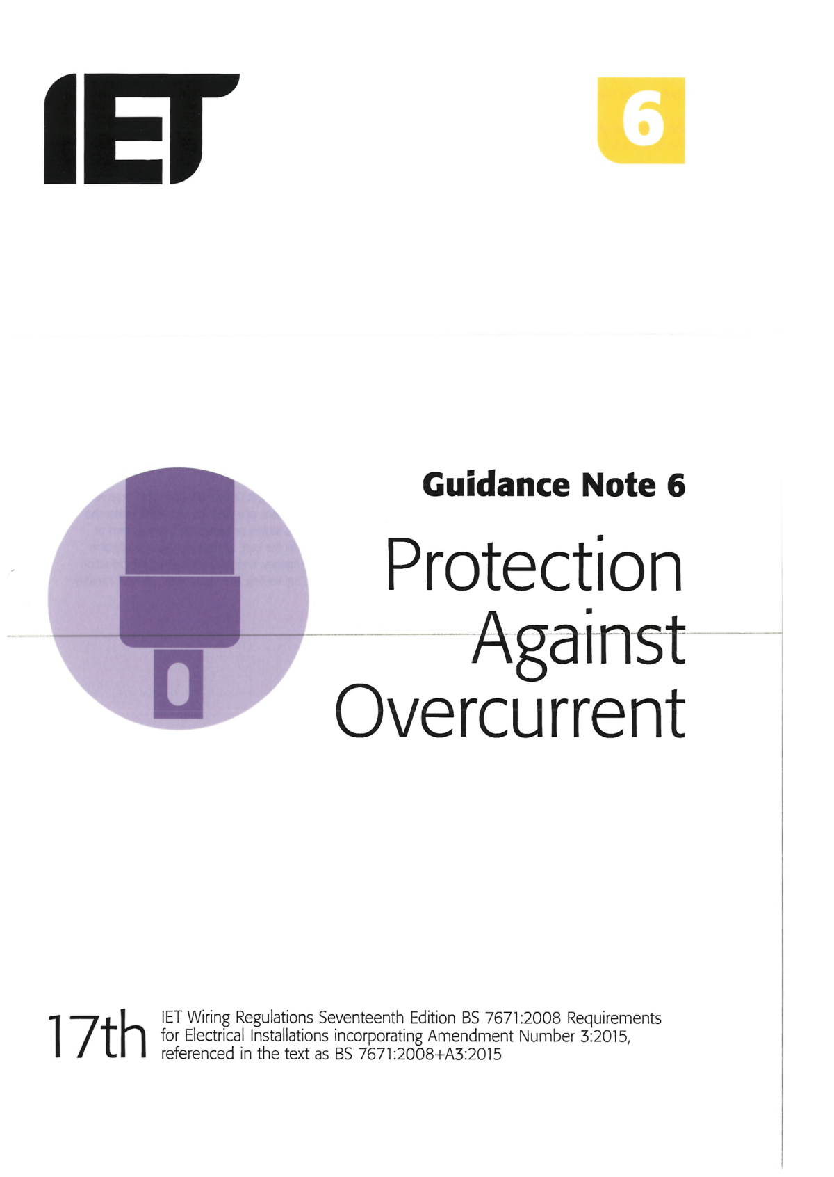 Guidance Note 6 Protection Against Overcurrent T Pickard