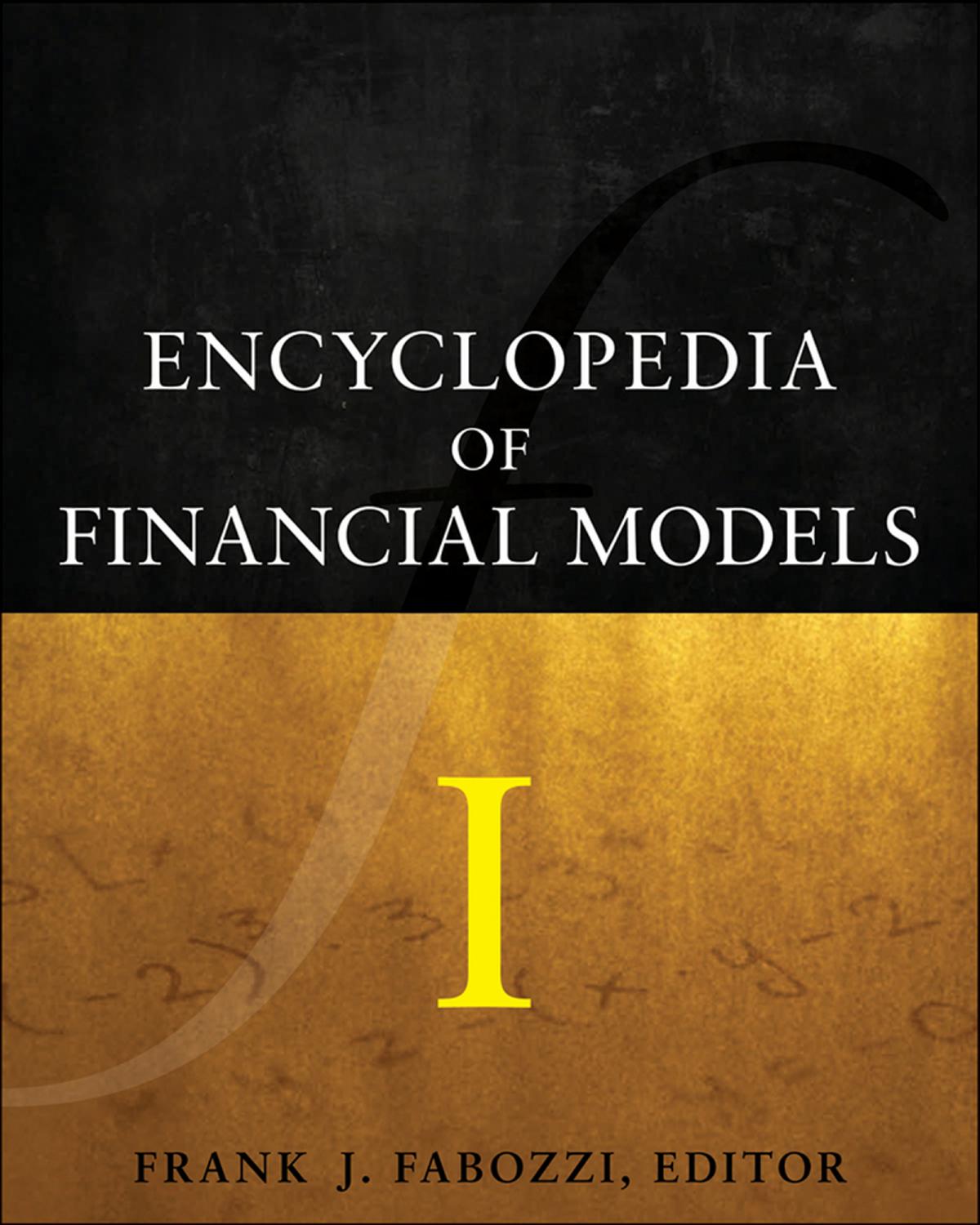 Encyclopedia Of Financial Models Frank J Fabozzi