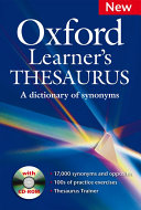 Oxford Learners Thesaurus A Dictionary Of Synonyms Lea Diana Ed Bradbery Jeniffer Ed Poole Richard Edwarren Helened