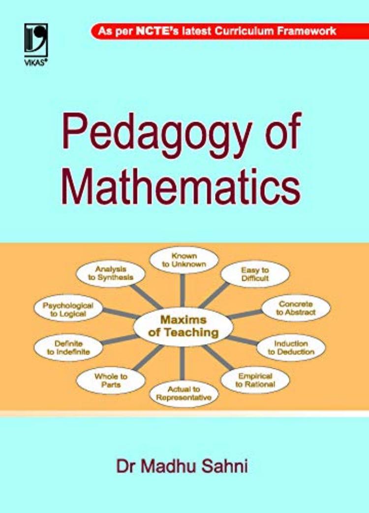 Pedagogy Of Mathematics Madhu Sahni