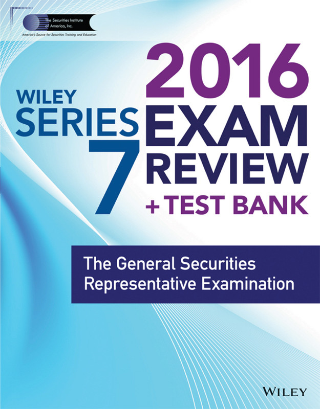 Wiley Finra Series 7 Exam Review 2017 Wiley