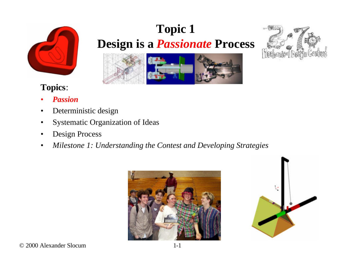 Design Is A Passionate Process Slocum