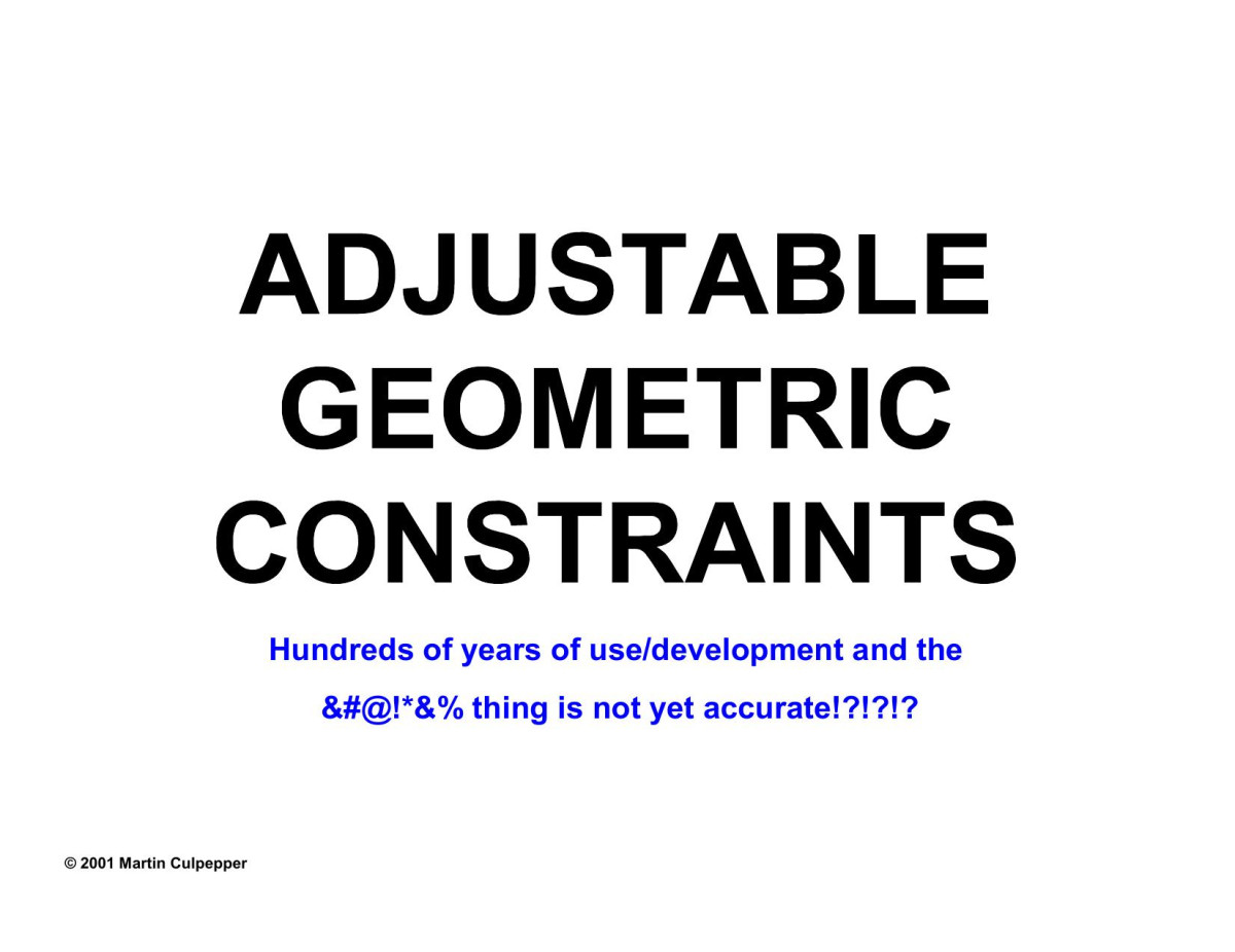 Adjustable Constraint Design Mit