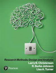 Research Methods Design And Analysis 13th Edition Christensen