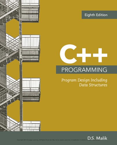 C Programming Program Design Including Data Structures 8th Edition D S Malik
