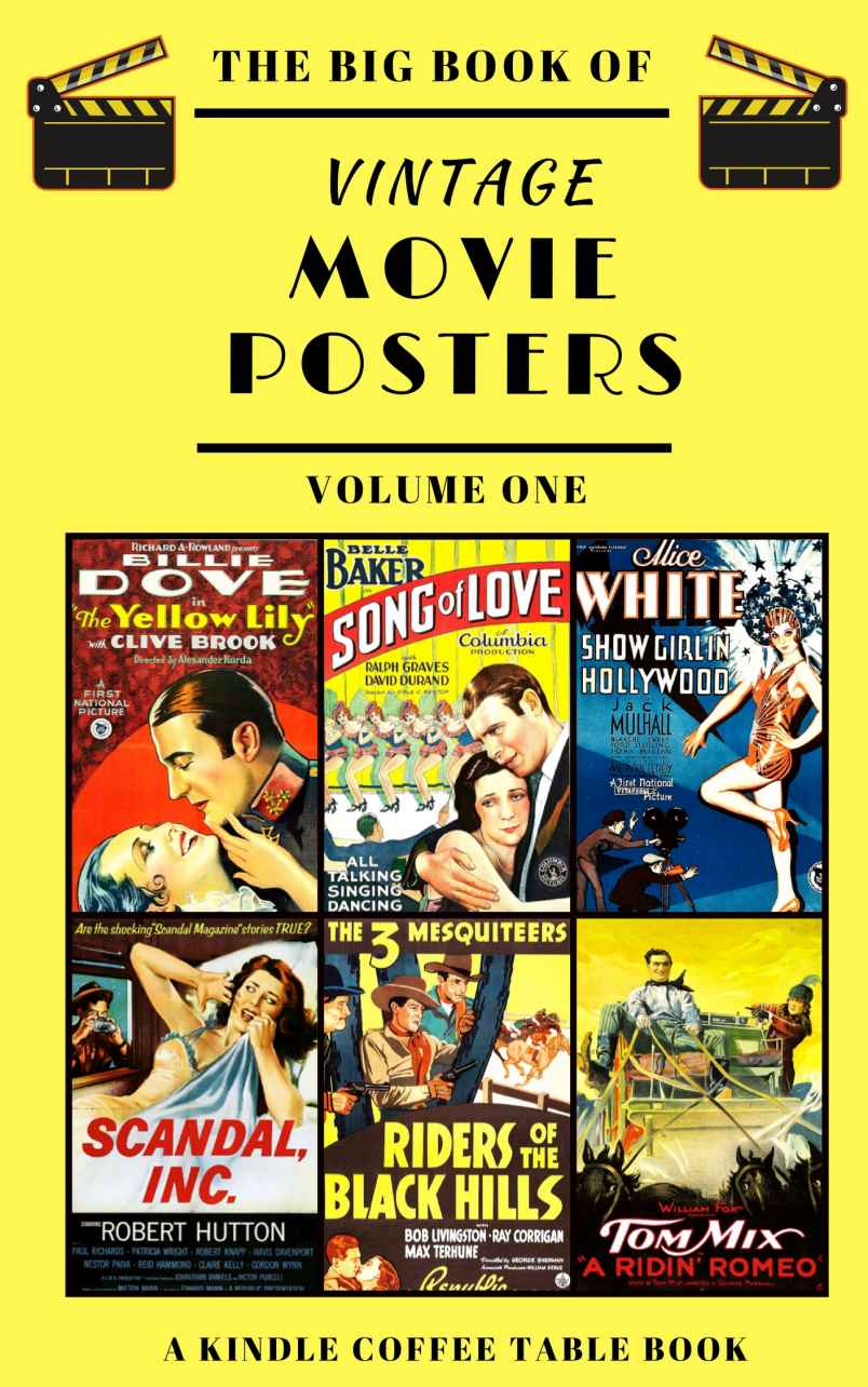 The Big Book Of Vintage Movie Posters Volume One A Kindle Coffee Table Book Douglas Delong