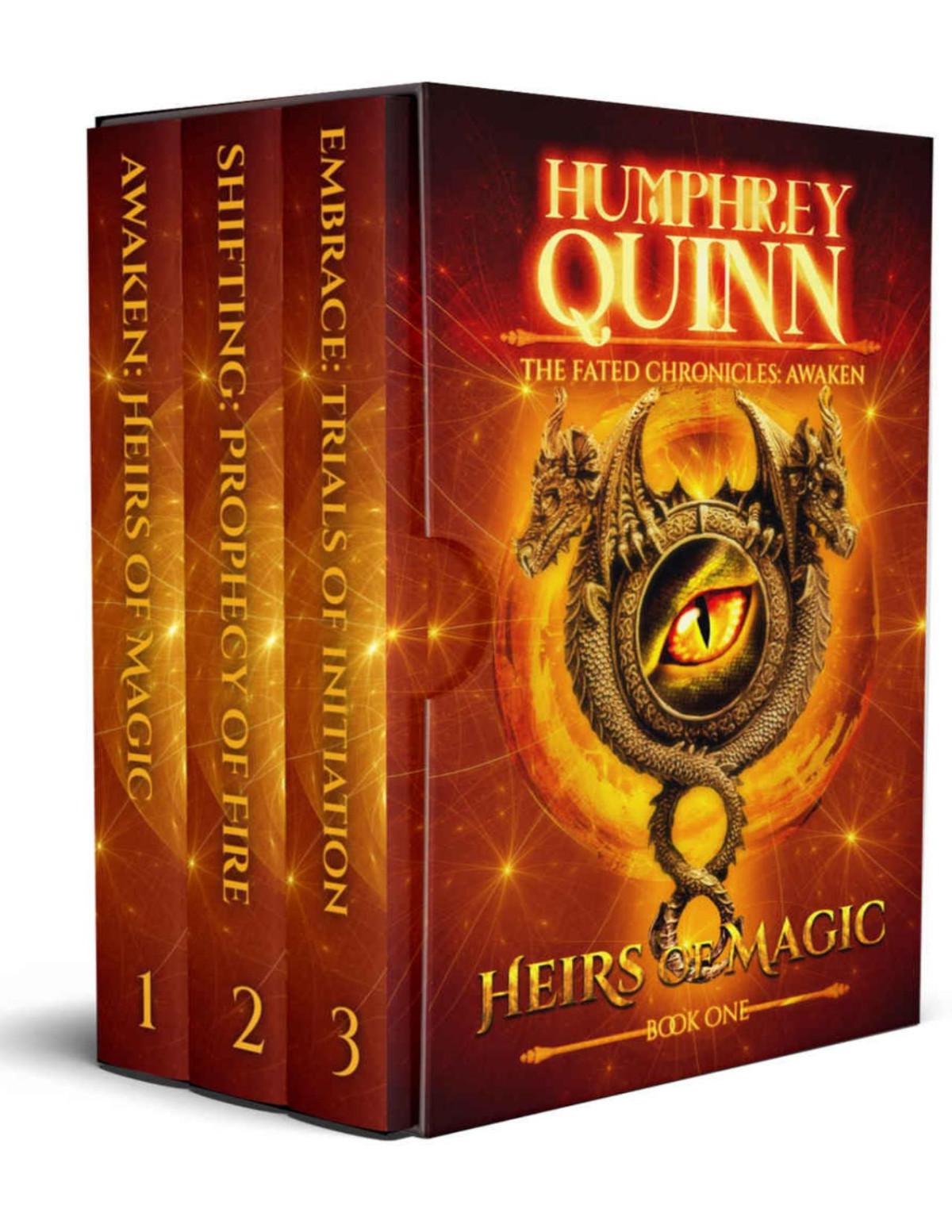 Firemancer Collection The Fated Chronicles Books 13 Awaken Heirs Of Magic Shifting Prophecy Of Fire Embrace Trials Of Initiation Fated Saga Box Set Humphrey Quinn Rh Daigle