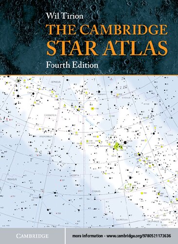 The Cambridge Star Atlas 4th Edition Wil Tirion