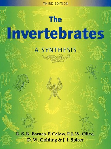 The Invertebrates A Synthesis 3rd Edition R S K Barnes Peter P Calow
