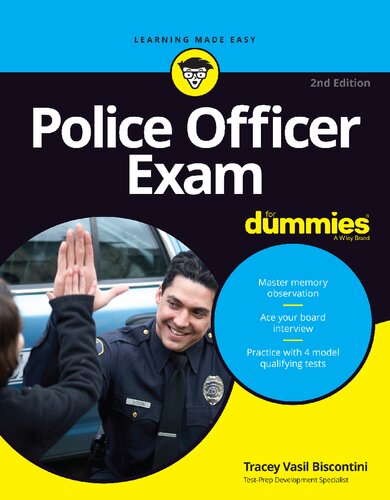 Police Officer Exam For Dummies 2nd Tracey Vasil Biscontini