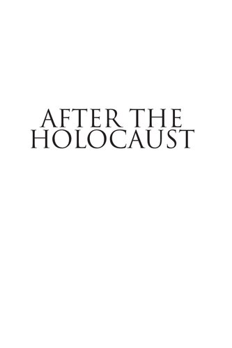 After The Holocaust Monty Noam Penkower