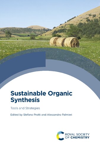 Sustainable Organic Synthesis Tools And Strategies Protti Stefano