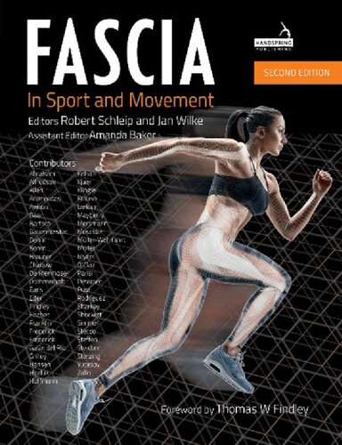 Fascia In Sport And Movement 2nd Edition Robert Schleip Jan Wilke