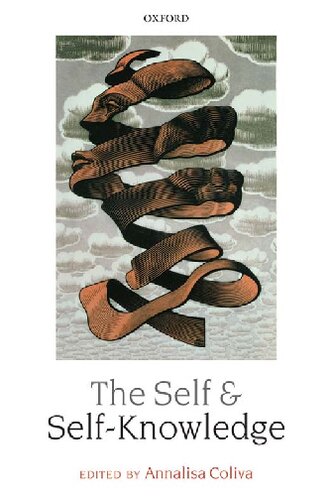 The Self And Selfknowledge 1st Edition Annalisa Coliva Editor