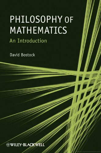 Philosophy Of Mathematics An Introduction David Bostock