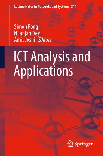 Ict Analysis And Applications Proceedings Of Ict4sd 2021 Volume 2 Simon Fong