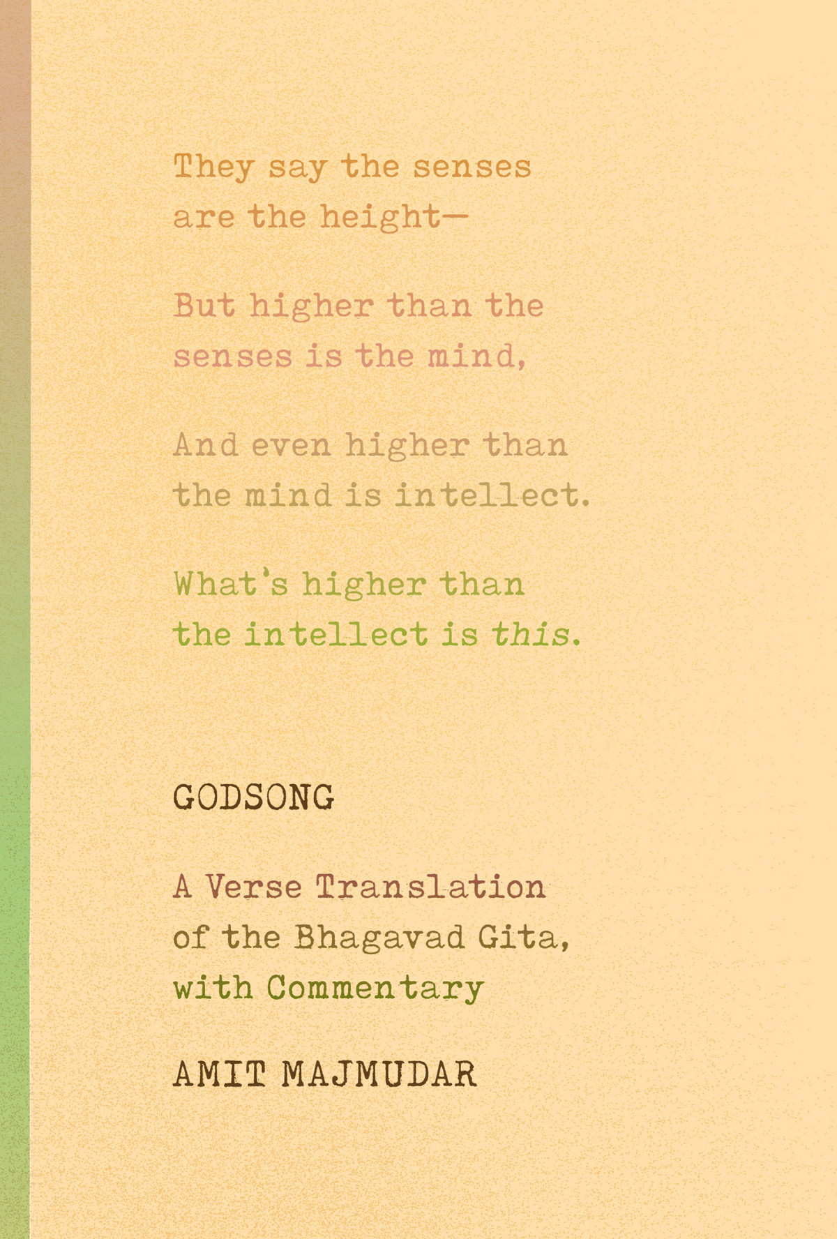 Godsong Amit Majmudar