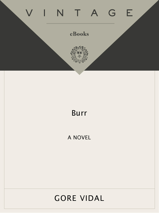 Burr A Novel Vintage International Gore Vidal