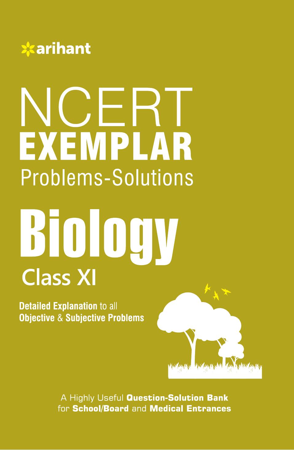 Ncert Exemplar Problemssolutions Biology Class Xi Arihant