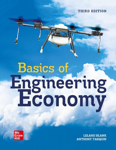 Basics Of Engineering Economy 3rd Edition Leland Blank Anthony Tarquin