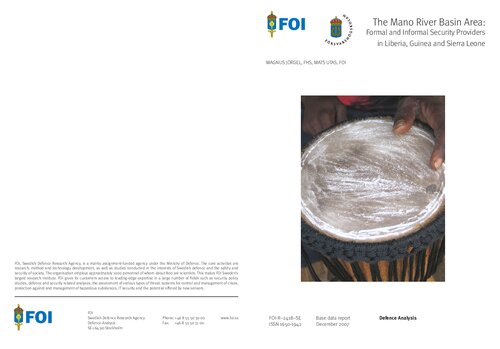 The Mano River Basin Area Formal And Informal Security Providers In Liberia Guinea And Sierra Leone Magnus Jrgel
