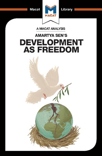 Development As Freedom 1st Edition Miletzki Janna Broten Nick