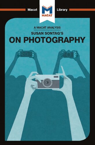 An Analysis Of Susan Sontags On Photography 1st Edition Nico Epstein