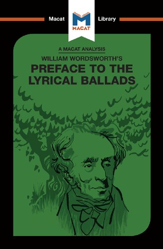 An Analysis Of William Wordsworths Preface To The Lyrical Ballads 1st Edition Alex Latter