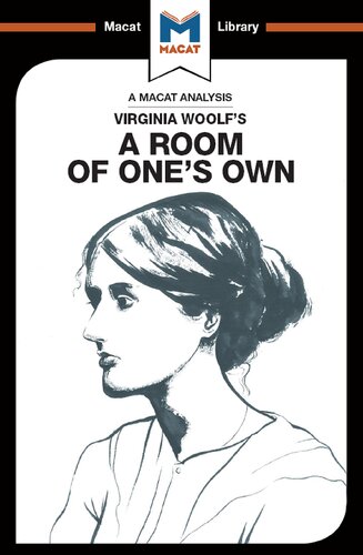 An Analysis Of Virginia Woolfs A Room Of Ones Own 1st Edition Fiona Robinson