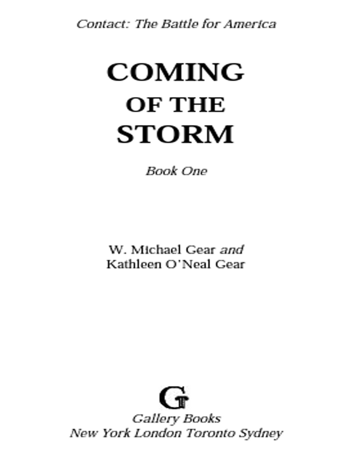 Coming Of The Storm W Michael Kathleen Oneal Gear Kathleen Oneal Gear