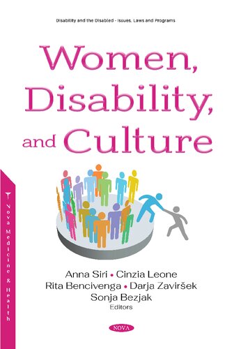 Women Disability And Culture Anna Siri Cinzia Leone Rita Bencivenga