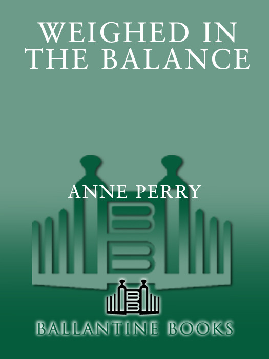 Weighed In The Balance Anne Perry