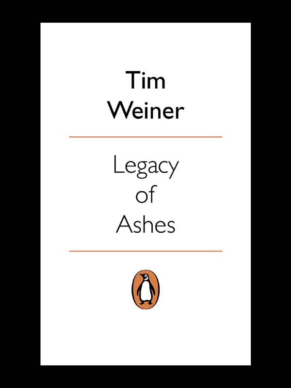 Legacy Of Ashes Tim Weiner