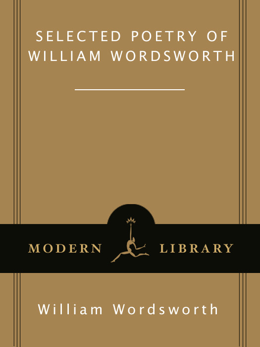 Selected Poetry Of William Wordsworth William Wordsworth
