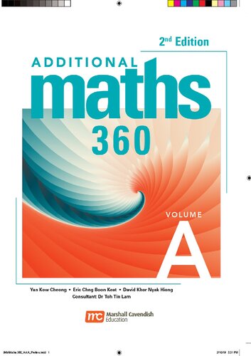 Additional Maths 360 2nd Edition Yan Kow Cheong Eric Chng Boon Keat