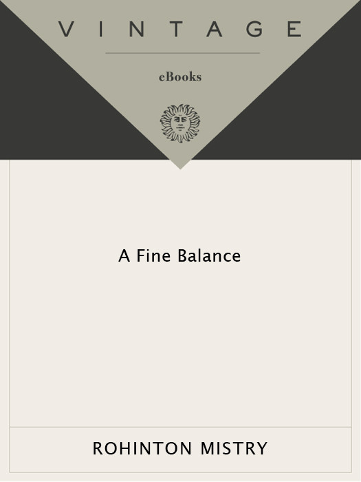 A Fine Balance Rohinton Mistry