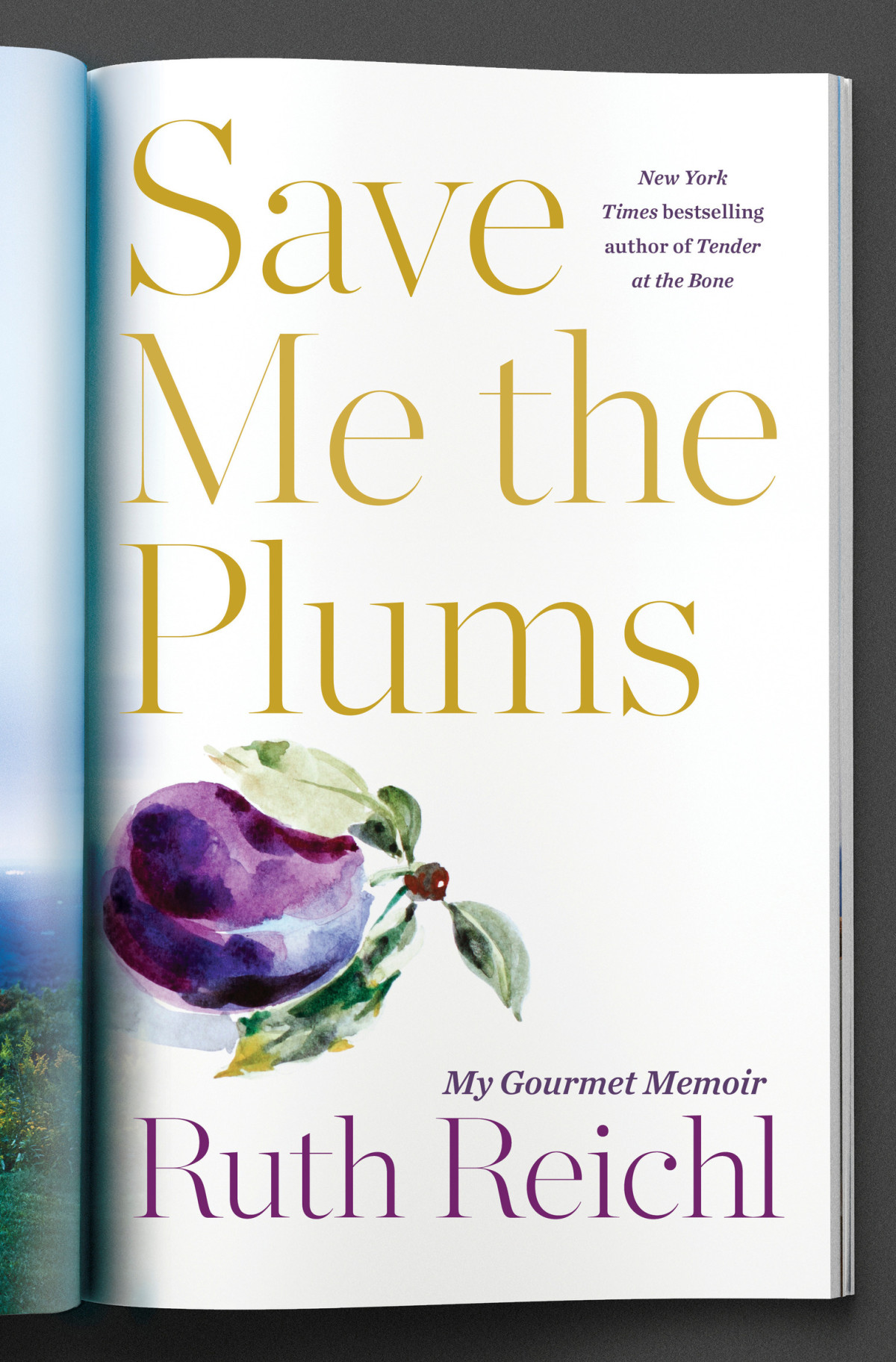 Save Me The Plums Ruth Reichl