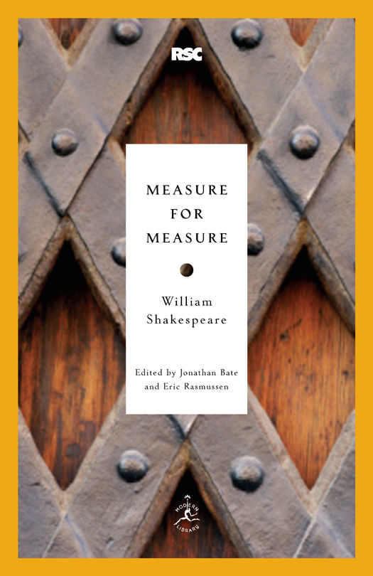 Measure For Measure Modern Library Classics William Shakespeare