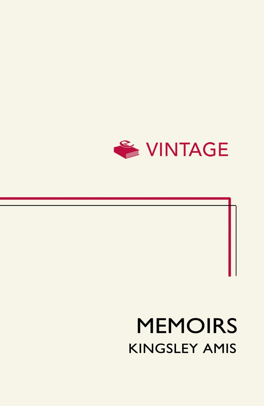 Memoirs Kingsley Amis