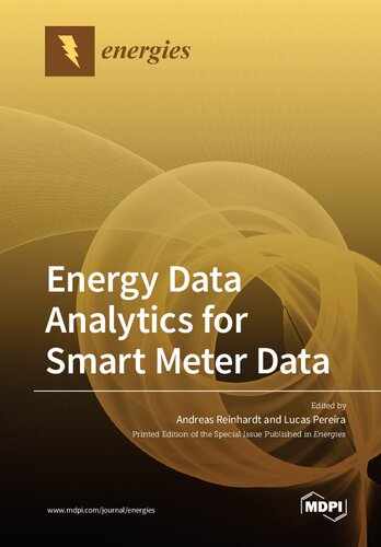 Energy Data Analytics For Smart Meter Data Andreas Reinhardt
