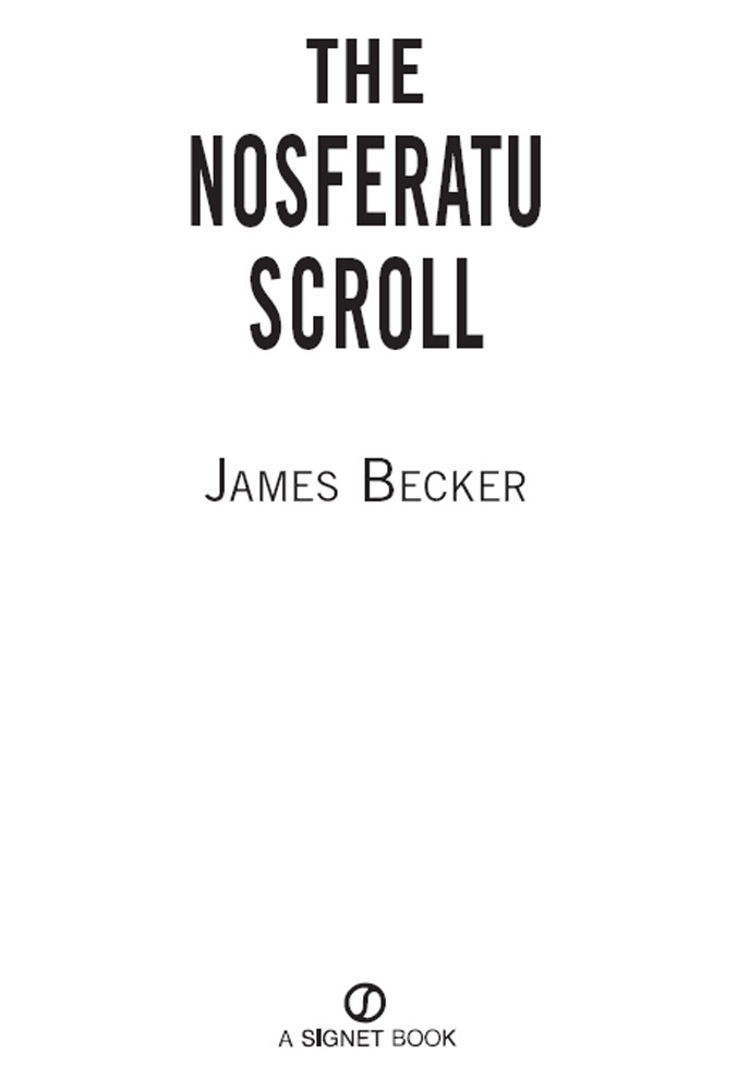 The Nosferatu Scroll James Becker